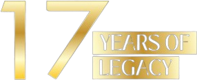 17 years logo
